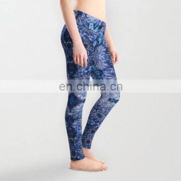 Custom sublimation women yoga leggings printed wholesale cotton leggings