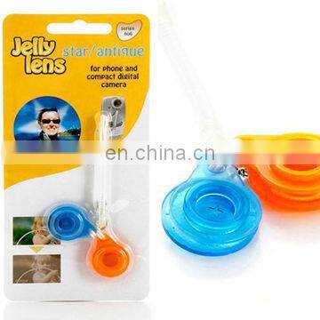 funny gifts magic jelly lens ,mini close up lens keychain for holiday gifts