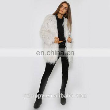 Express Clothes New Design Jacket for Women Women Villus Jacket in Grey photo-2