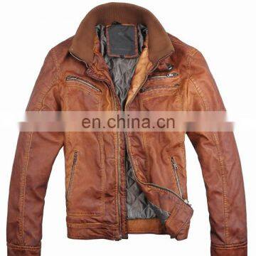 2015 new model designer wholesale leather jacket