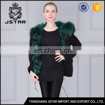 Men and Women Short Black Rabbit Fur Coat With Real Lined photo-4
