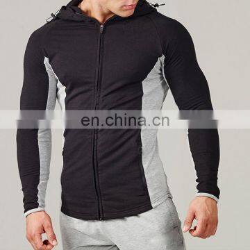 mens colour block tops zip tapered bottoms slim fit tracksuit