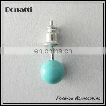 light blue fashion stud earrings