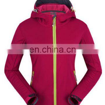 women's jacket outwear waterproof jackets/ high quality softshell sports jackets