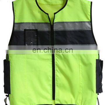 reflective safty vest/yellow sleeveless reflective safety vest/mens safety vest 3m