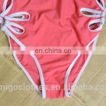 One Piece Hollow Out Plus Size Women Beach Wear Padded Bare Back Bikini photo-6