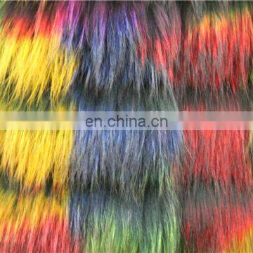 Raccoon Fur Vest Coat / Natural Fur Coat / Dyed Fur Vest For Women photo-4