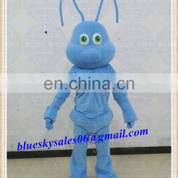 2014 blue cartoon ant mascot costumes