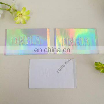 Self-adhesive Removable Radium Laser Sticker Stress Convex Sticker Customized photo-3