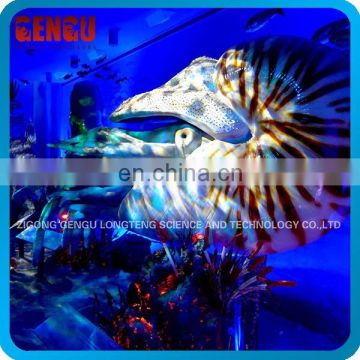 Indoor Playground High Quality And Colorful Animatronic Nautiloidea Model