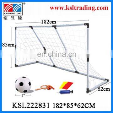 182*85*62cm kids outdoor toy football door toy plastic super football set