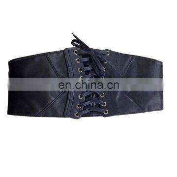 Boho Floral Embroidery PU Leather Women Corset Waist Belt Wholesale photo-5