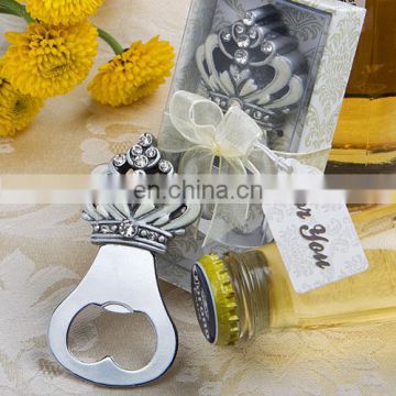 Sparkling Crown Design Bottle Opener Favors