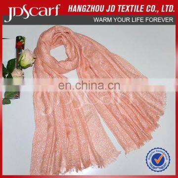 High Quality 100%Viscose girls solid color luxe layer fancy scarf