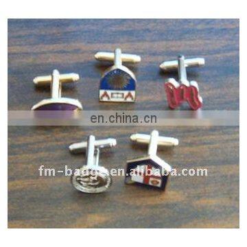 cufflink with enamel