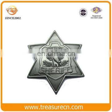 Custom Sheriff Souvenir BSCI Good Metal Pin Badges