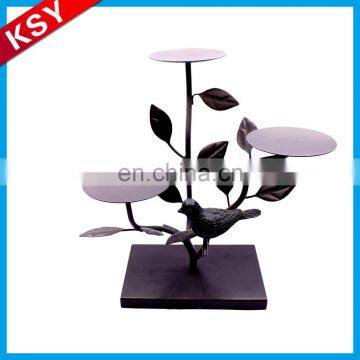 Best Selling Fine Workmanship Metal Tree Hold Custom Hanging Lantern Candle Holders Base For Wine Bottle photo-6