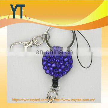 YT Retractable Pull Reel For Badge With Lanyard