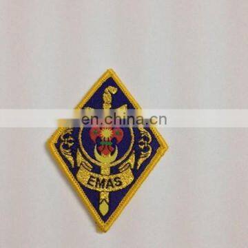 high quality colorful woven badge for garment with low price