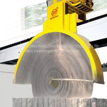 WANLONG Bridge Cutting Machine for Granite Block Cutting, China Multi Saw Blade Machine for Marble Block Cutting photo-3