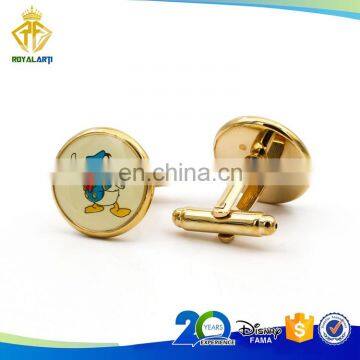 High Quality Custom National Flag Soft Enamel Metal Cufflinks