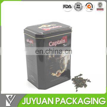 Fancy tea tin meterial canister manufacturers with cheap price