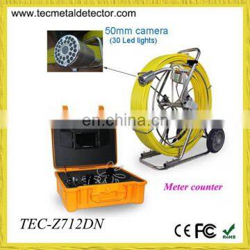100M Cable Water Well Sewer Pipe Inspection underwater camera TEC-Z712DN