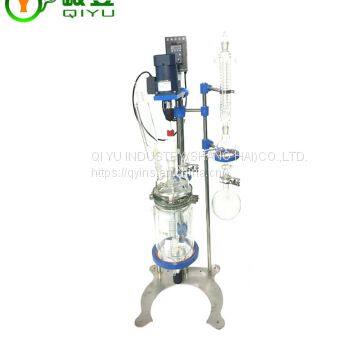 Lab Vacuum Pharmaceutical 1l/2l 5 liter Bead Jacketed Glass Chemical Crystallization Reactor