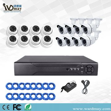 Wdm 16chs CCTV 1.0MP/2.0MP Security Surveillance Camera Poe Aalram NVR Kits