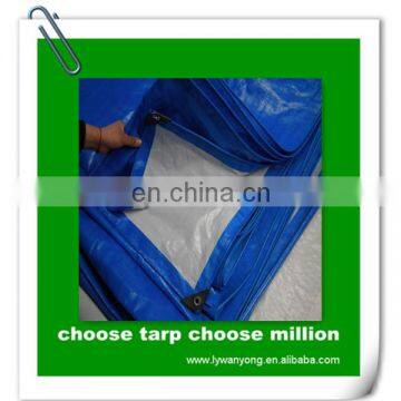 135gsm blue white cheap hdpe tarpaulin sheet china factory