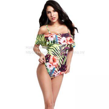 Manufacturer Prices Custom Design Beachwear Girls Bathing Suits One Piece Swimwear