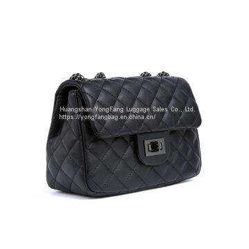 2019 New One-shoulder Bag Korean Version of the Small Fragrance Wind Inger Slants Small Bag Leather Women's Bag photo-2