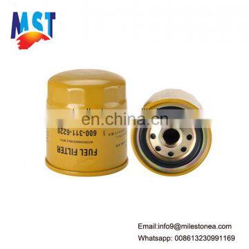 Excavator types of diesel fuel filter 6003116220 filter price