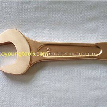 Non-Sparking Tools Wrench Striking Open 50mm Copper Beryllium ATEX