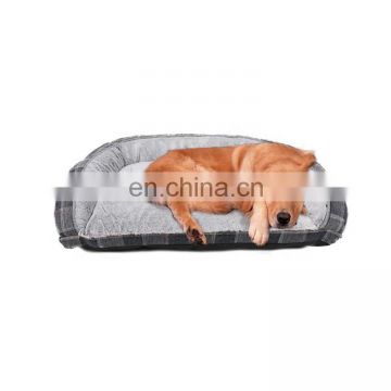 Wholesale Durable Using Cushion Luxury Warm Soft Polyester Big Pet Dog Bed Sofa