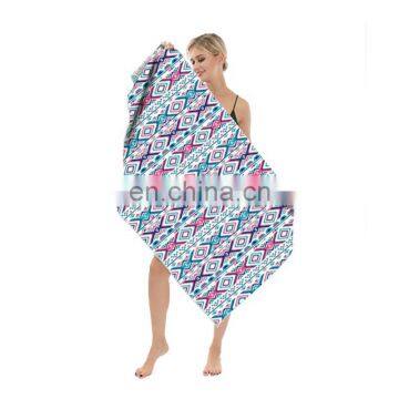 Printed Logo Square Beach Towel Sand Free For Summer Swimming photo-2