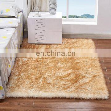 Custom Living Room Faux Fur Rug Rugs Carpets photo-2