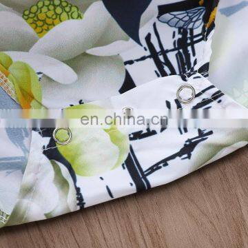 2019 Cotton Infant off Shoulder Yellow Top + Girls Floral Bee Print Rompers Set Infant Romper 2Pcs/Set photo-5