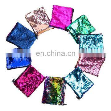 Sequin Coin purse Mermaid patchwork shiny female women girl wallet 9Styles