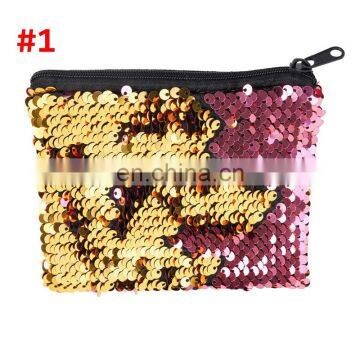 Sequin Coin Purse Mermaid Patchwork Shiny Female Women Girl Wallet 9Styles photo-4