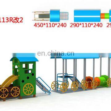 Sell Well Latest Design Indoor Plastic Car Slide Children's Amusement Park Equipment photo-2