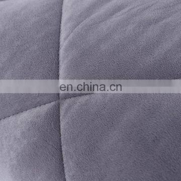 Amazon Hot Selling High Quality Diamond Pattern Rhombic Grid Minky Weighted Blanket Adjustable Weighted Blanket photo-3