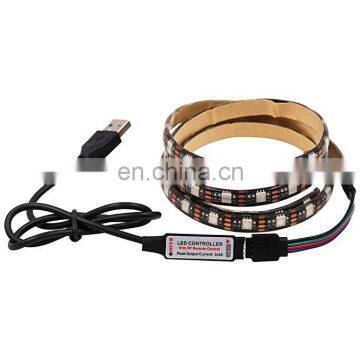 5V 5050 RGB LED Strip Light TV Backlight 1M 2M 3M With RF Wireless Remote TV Back Light