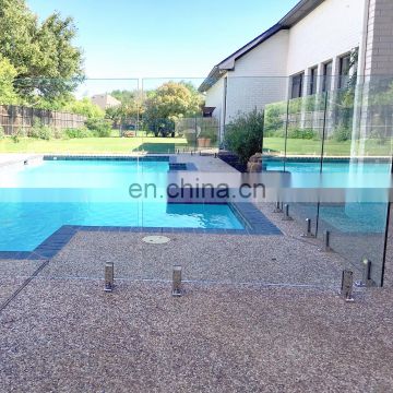 China manufacturer 10mm 12mm 15mm 19mm Swimming Pool Toughened Glass