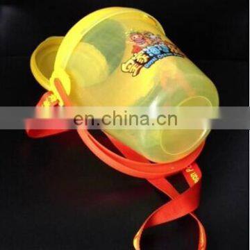 2Liter Popcorn Plastic Bucket With Lis and Strip photo-5