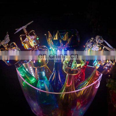 Modern Design Nightclub Bar Led Lighting up Crown Champagne Bottle Sparklers photo-3