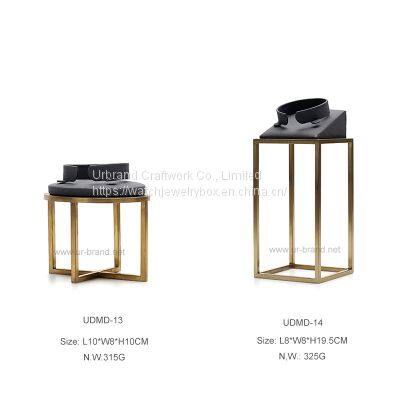 OEM Shop Luxury Counters Tabletop Metal Watch Jewelry Necklace Bracelet Hand Chain Display Stand Set Factory photo-3