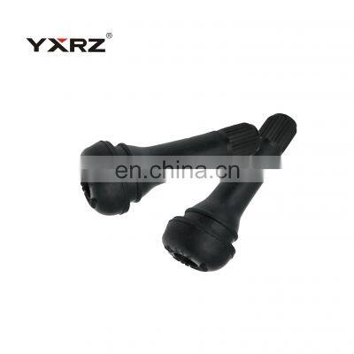 Wholesale Black Rubber Aluminium Alloy Brass Core Snap in Stem Schrader Tr414 Tubeless Tyre Valve photo-2
