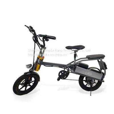 H-14 Ultra-Light Portable Folding Electric Two-Seater Bike    Custom Electric Bicycle    China OEM Electric Bicycle