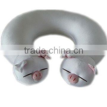 soft plush U shape neck pillow stuffed